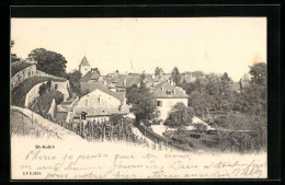 AK Saint Aubin, Blick Auf Die Kirche Und Den Ort  - Altri & Non Classificati