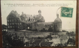 Cpa 24 Dordogne Château De Hautefort, Monument Historique Où Naquit Le Fameux Troubadour Bertrand De Born, éd Hirondelle - Hautefort