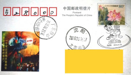 China Posted Postcard,with Shanghai Disney Postmark - Postkaarten