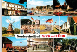 72860314 Wyk Foehr Kurhaus Hafen Mittelstrasse Muehle Haeberlin Str Musikpavillo - Andere & Zonder Classificatie