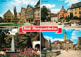 72860151 Bad Mergentheim Marktplatz Kurpark Springbrunnen Marktplatz Partie Am S - Bad Mergentheim