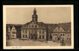 AK Schwäbisch Hall, Rathaus Am Marktplatz  - Schwaebisch Hall