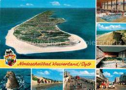 72860136 Westerland Sylt Nordseeheilbad Insel Fliegeraufnahme Seehund Reiten Am  - Other & Unclassified