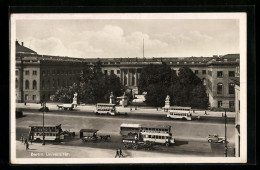 AK Berlin, Autobusse Vor Der Universität  - Mitte