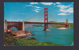 USA Schöne Ansichtskarte Golden Gate Bridge Los Angeles California Nach München - Andere & Zonder Classificatie