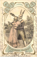 Ostern - Hasen In Kleidern - Ostern