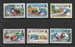 ILE DE MAN 1995 TRAINS-THOMAS  YVERT N°682/687 NEUF MNH** - Eisenbahnen