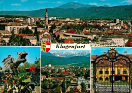 72859049 Klagenfurt Woerthersee Lindwurmbrunnen Stadtansicht Koschuta Residenz K - Otros & Sin Clasificación