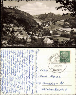 Ansichtskarte Nideggen (Eifel) Panorama Burg Nideggen (Eifel) Mit Rurtal 1956 - Altri & Non Classificati