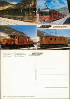 Ansichtskarte .Graubünden Rhätische Bahn Eisenbahn Lokomotiven 1988 - Autres & Non Classés