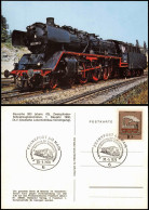 Zweizylinder-Schnellzuglokomotive, Dampflokomotive 1970   Mit Sonderstempel - Trenes