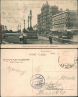 Postcard Melbourne Grand And Old White Hart Hotels 1906 - Melbourne