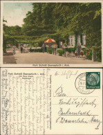 Ansichtskarte Hecklingen (Salzlandkreis) Schloß Gänsefurth - Terrasse 1940 - Other & Unclassified