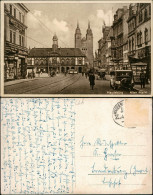 Ansichtskarte Magdeburg Alter Markt, Geschäfte 1932 - Andere & Zonder Classificatie