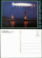 Ansichtskarte Lindau (Bodensee) LZ 127 GRAF ZEPPELIN über Dem Hafen 2002 - Sonstige & Ohne Zuordnung