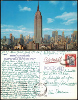 Postcard New York City Empire State Building Manhattan Panorama 1962 - Sonstige & Ohne Zuordnung