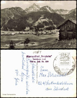 Ansichtskarte Tannheim Panorama-Ansicht Blick Zu Den Bergen 1961 - Other & Unclassified