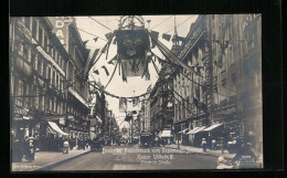 AK Berlin, Friedrichstrasse Im Festschmuck Zum Regierungs-Jubiläum Kaiser Wilhelm II.  - Mitte