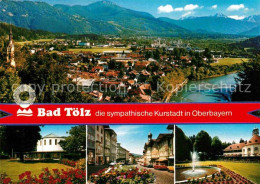 72858424 Bad Toelz Panorama Teilansichten Brunnen Bad Toelz - Bad Toelz