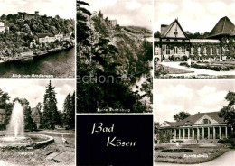 72858409 Bad Koesen Gradierwerk Ruine Rudelsburg Med Badeanstalt Tierpark Kurmit - Bad Koesen