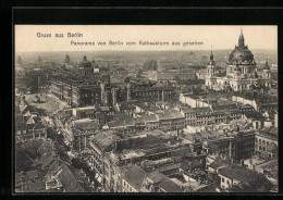 AK Berlin, Panorama Vom Rathausturm Aus Gesehen  - Mitte