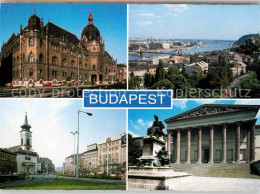 72858157 Budapest Teilansichten Denkmal Gebaeude Panorama Blick Ueber Die Donau  - Hungary