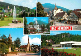 72857480 Bad Herrenalb Park Kurhaus Ortsansicht Kirche Schwimmbad Bad Herrenalb - Bad Herrenalb