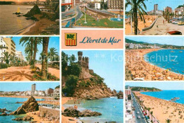 72857471 Lloret De Mar Teilansichten Strand Promenade Burg Costa Brava Spanien - Otros & Sin Clasificación