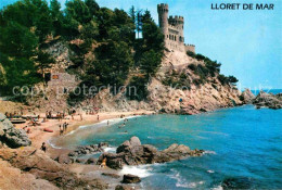 72857468 Lloret De Mar Strand Burg Costa Brava Spanien - Sonstige & Ohne Zuordnung