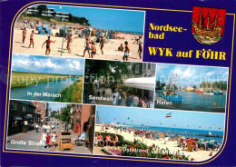 72857244 Wyk Foehr Marsch Sandwall Hafen Grosse Strasse  Wyk - Autres & Non Classés