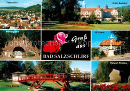 72857242 Bad Salzschlirf Mariengrotte Hl. Kreuz Hotel Badehof Rote Bruecke  Bad  - Andere & Zonder Classificatie