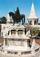 72857074 Budapest Halaszbastya Szent Istvan Szobor Fischerbastei Denkmal Budapes - Hungary