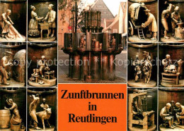 72857026 Reutlingen BW Zunftbrunnen Von Bonifatius Stirnberg Figuren  - Reutlingen