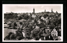 AK Rottweil A. N., Ortsansicht Mit Neckartal  - Rottweil