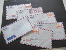 Südamerika Peru By Air Mail Luftpost 1963 Firmenumschlag Lima Electro S.A. Lima Peru 6x Auslandsbrief Nach Menden - Pérou