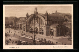 AK Frankfurt A. M., Der Hauptpersonen-Bahnhof  - Frankfurt A. Main