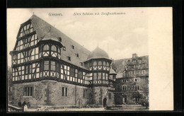 AK Giessen, Altes Schloss Mit Zeughauskaserne  - Giessen