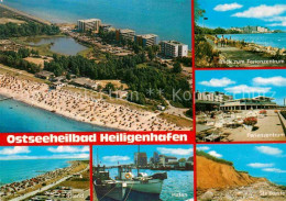 72856792 Heiligenhafen Ostseebad Fliegeraufnahme Mit Strand Ferienzentrum Steilk - Heiligenhafen