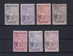 België N°377/383 Kruis Van Lotharingen 1933 MH * COB € 265,00 SUPERB - Unused Stamps