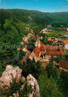 72856711 Blaubeuren Fliegeraufnahme Kloster Und Blautopf Blaubeuren - Blaubeuren