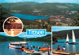 72856436 Titisee Fliegeraufnahme Bootsanlegestelle Segelpartie Titisee - Titisee-Neustadt