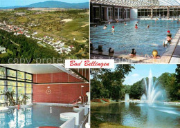 72856413 Bad Bellingen Fliegeraufnahme Hallen Und Freibad Park Fontaene Bad Bell - Bad Bellingen