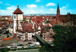 72856410 Freiburg Breisgau Mit Schwabentor Und Muenster Freiburg Breisgau - Freiburg I. Br.