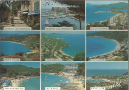 La Côte D'Azur Varoise - De Cavalaire-sur-Mer à Bormes-les-Mimosas - Multivues - Flamme Datée 25-8-88 Le Lavandou - (P) - Other & Unclassified