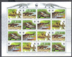 24646  WWF - Crocodiles - Eggs - 2003 Minisheet - MNH - Cb - 3,75 -- - Unused Stamps