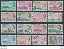 1966-70 Antigua Edifici 16v. MNH SG N.180/95 - Other & Unclassified