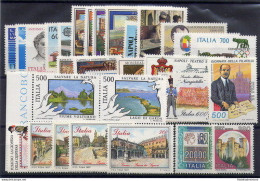 1987 Italia - Repubblica, Annata Completa 32 Valori, Francobolli Nuovi, MNH** - Full Years