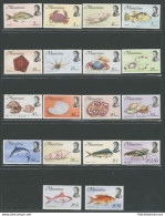 1969-73 MAURITIUS, Stanley Gibbons N. 382-99 - Pesci - Crostacei - Serie Di 18 Valori - MNH** - Peces