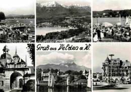 72856009 Velden Woerther See Badesteg Restaurant Terrasse Kurhotel Torbogen Sege - Autres & Non Classés