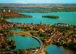 72855795 Ploen See Naturpark Holsteinische Schweiz Fliegeraufnahme Fegetasche - Plön